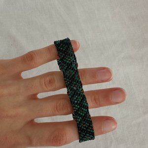 Green Beaded Bracelet